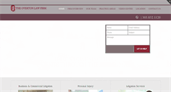 Desktop Screenshot of overtonlawfirm.com